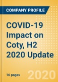 COVID-19 Impact on Coty, H2 2020 Update- Product Image