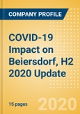 COVID-19 Impact on Beiersdorf, H2 2020 Update- Product Image