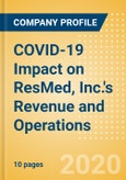 COVID-19 Impact on ResMed, Inc.'s Revenue and Operations (Medical Devices)- Product Image