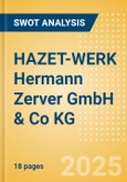 HAZET-WERK Hermann Zerver GmbH & Co KG - Strategic SWOT Analysis Review- Product Image