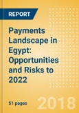 Payments Landscape in Egypt: Opportunities and Risks to 2022- Product Image
