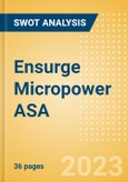 Ensurge Micropower ASA (ENSU) - Financial and Strategic SWOT Analysis Review- Product Image