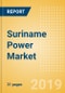 Suriname Power Market Outlook to 2030, Update 2019-Market Trends, Regulations, Electricity Tariff and Key Company Profiles - Product Thumbnail Image