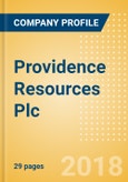 Providence Resources Plc Oil & Gas Exploration and Production Operations and Cost Analysis - 2017- Product Image