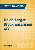 Heidelberger Druckmaschinen AG (HDD) - Financial and Strategic SWOT Analysis Review- Product Image