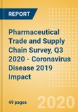 Pharmaceutical Trade and Supply Chain Survey, Q3 2020 - Coronavirus Disease 2019 (COVID-19) Impact- Product Image