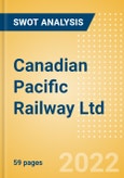 Canadian Pacific Railway Ltd (CP) - Financial and Strategic SWOT Analysis Review- Product Image