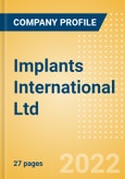 Implants International Ltd - Product Pipeline Analysis, 2021 Update- Product Image