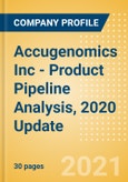 Accugenomics Inc - Product Pipeline Analysis, 2020 Update- Product Image
