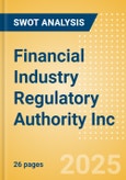 Financial Industry Regulatory Authority Inc - Strategic SWOT Analysis Review- Product Image