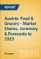 Austria: Food & Grocery - Market Shares, Summary & Forecasts to 2023 - Product Thumbnail Image