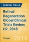 Retinal Degeneration Global Clinical Trials Review, H2, 2018 - Product Thumbnail Image
