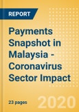 Payments Snapshot in Malaysia - Coronavirus (COVID-19) Sector Impact- Product Image