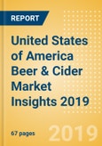 United States of America Beer & Cider Market Insights 2019- Product Image