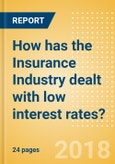 How has the Insurance Industry dealt with low interest rates?- Product Image
