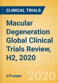Macular Degeneration Global Clinical Trials Review, H2, 2020- Product Image