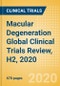 Macular Degeneration Global Clinical Trials Review, H2, 2020 - Product Thumbnail Image