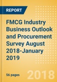 FMCG Industry Business Outlook and Procurement Survey August 2018-January 2019- Product Image