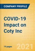 COVID-19 Impact on Coty Inc.- Product Image