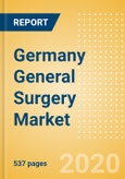 Germany General Surgery Market Outlook to 2025 - Access Instruments, Aesthetic Devices, Aesthetic Lasers and Energy Devices and Others- Product Image