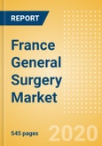 France General Surgery Market Outlook to 2025 - Access Instruments, Aesthetic Devices, Aesthetic Lasers and Energy Devices and Others- Product Image
