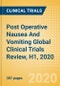 Post Operative Nausea And Vomiting Global Clinical Trials Review, H1, 2020 - Product Thumbnail Image