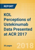 KOL Perceptions of Ustekinumab Data Presented at ACR 2017- Product Image