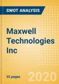 Maxwell Technologies Inc - Strategic SWOT Analysis Review- Product Image