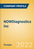 NOWDiagnostics Inc - Product Pipeline Analysis, 2021 Update- Product Image