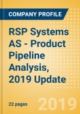 RSP Systems AS - Product Pipeline Analysis, 2019 Update- Product Image