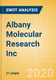 Albany Molecular Research Inc - Strategic SWOT Analysis Review- Product Image