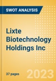 Lixte Biotechnology Holdings Inc (LIXT) - Financial and Strategic SWOT Analysis Review- Product Image