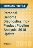 Personal Genome Diagnostics Inc - Product Pipeline Analysis, 2018 Update- Product Image