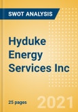 Hyduke Energy Services Inc - Strategic SWOT Analysis Review- Product Image