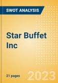 Star Buffet Inc (STRZ) - Strategic SWOT Analysis Review- Product Image