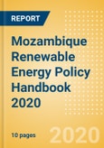 Mozambique Renewable Energy Policy Handbook 2020- Product Image