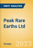 Peak Rare Earths Ltd (PEK) - Financial and Strategic SWOT Analysis Review- Product Image