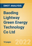 Baoding Lightway Green Energy Technology Co Ltd - Strategic SWOT Analysis Review- Product Image