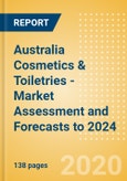 Australia Cosmetics & Toiletries - Market Assessment and Forecasts to 2024- Product Image