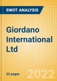 Giordano International Ltd (709) - Financial and Strategic SWOT Analysis Review- Product Image