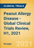 Peanut Allergy Disease - Global Clinical Trials Review, H1, 2021- Product Image