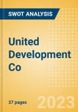 United Development Co (UDCD) - Financial and Strategic SWOT Analysis Review- Product Image