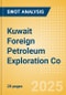 Kuwait Foreign Petroleum Exploration Co - Strategic SWOT Analysis Review - Product Thumbnail Image