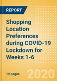 Shopping Location Preferences during COVID-19 Lockdown for Weeks 1-6 (Consumer Survey Insights)- Product Image