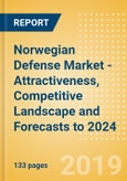 Norwegian Defense Market - Attractiveness, Competitive Landscape and Forecasts to 2024- Product Image