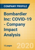 Bombardier Inc: COVID-19 - Company Impact Analysis- Product Image