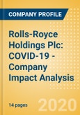 Rolls-Royce Holdings Plc: COVID-19 - Company Impact Analysis- Product Image