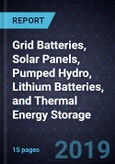 Innovations in Grid Batteries, Solar Panels, Pumped Hydro, Lithium Batteries, and Thermal Energy Storage- Product Image