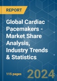 Global Cardiac Pacemakers - Market Share Analysis, Industry Trends & Statistics, Growth Forecasts 2019 - 2029- Product Image