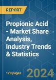 Propionic Acid - Market Share Analysis, Industry Trends & Statistics, Growth Forecasts 2019 - 2029- Product Image